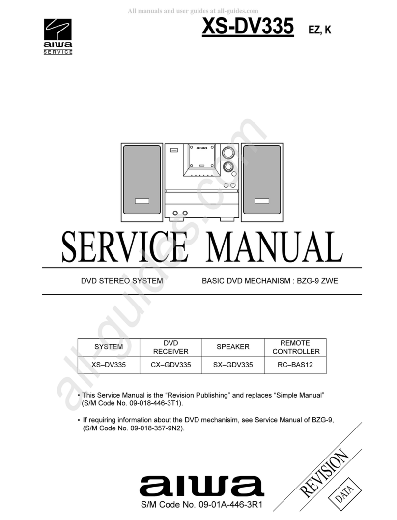 Aiwa XS-DV335 User manual