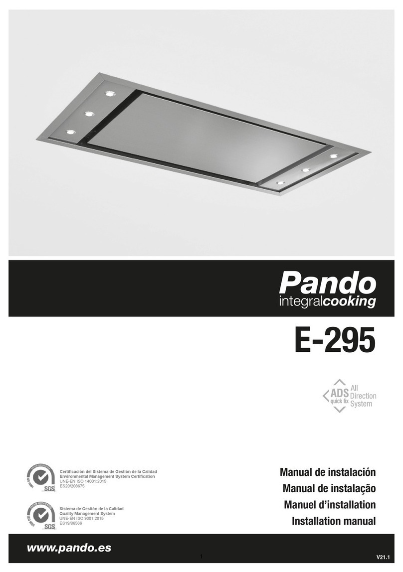 Pando E-295 installation manual
