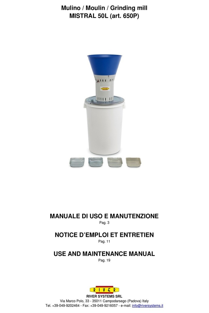 river systems Mistral 50L User manual