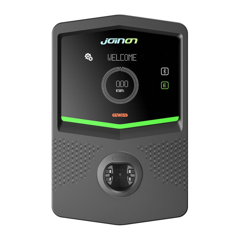 Gewiss JOINON WALLBOX I-CON DLM Operating manual