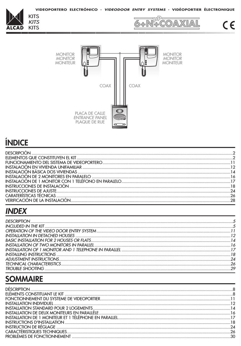 Alcad KVS-44101 User manual Alcad KVS-44101 User manual