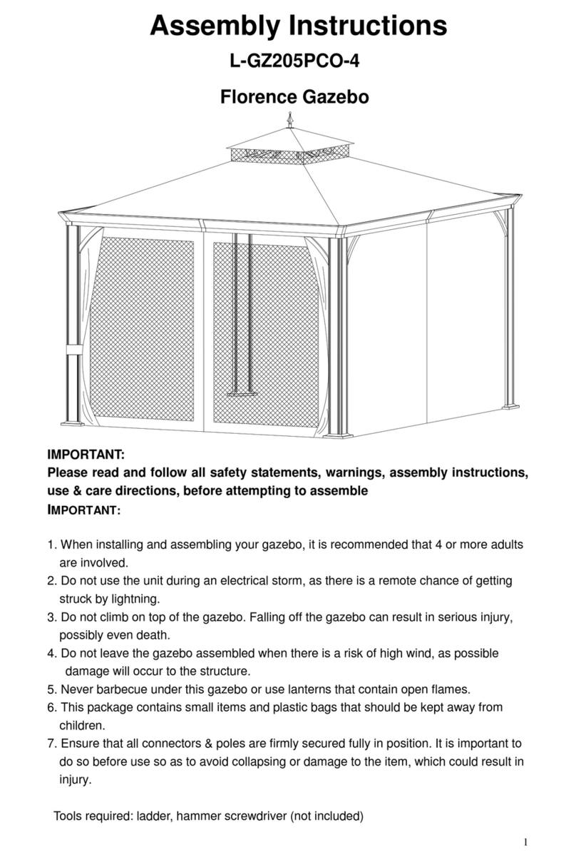 Sunjoy Florence User manual