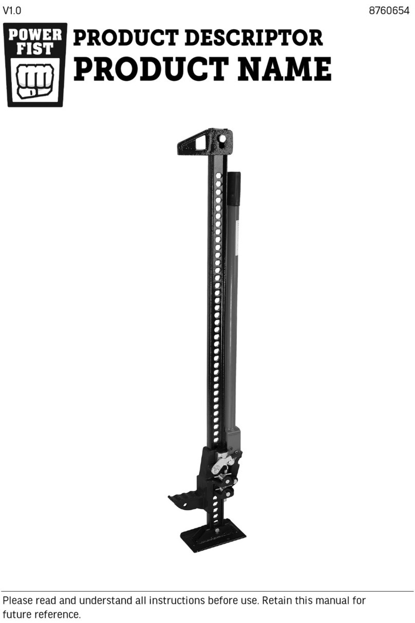 Power Fist 8760654 manual