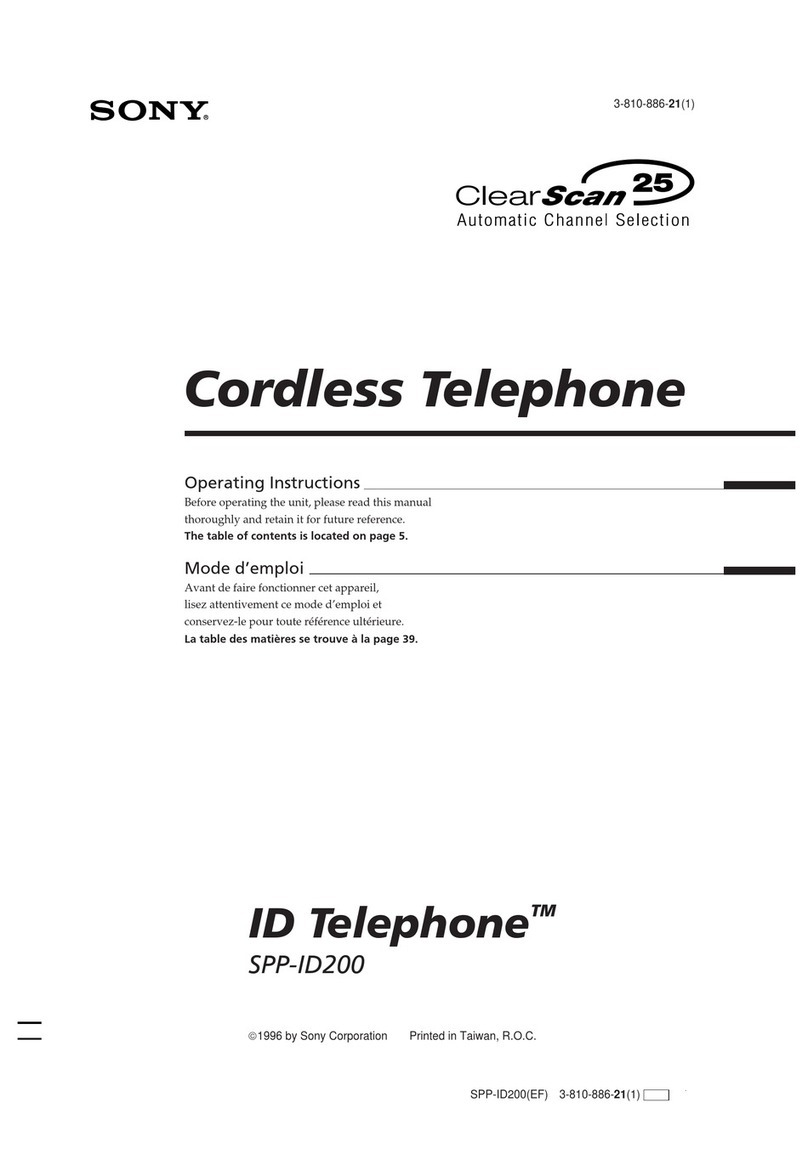 Sony SPP-ID200 User manual