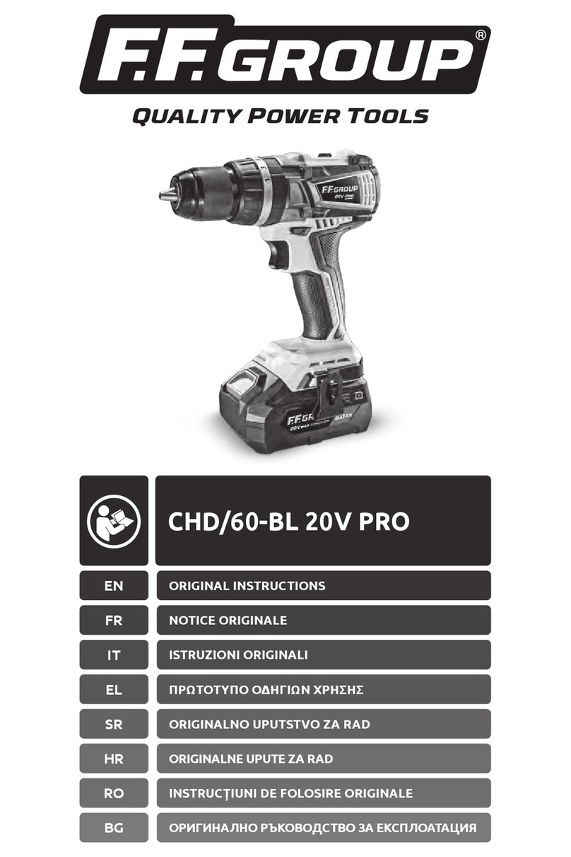 F.F. Group CHD/60-BL 20V PRO Original instructions