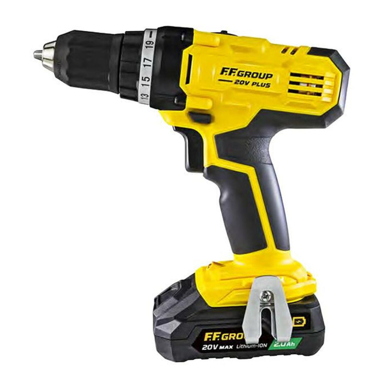 F.F. Group CDD/35 20V PRO User manual