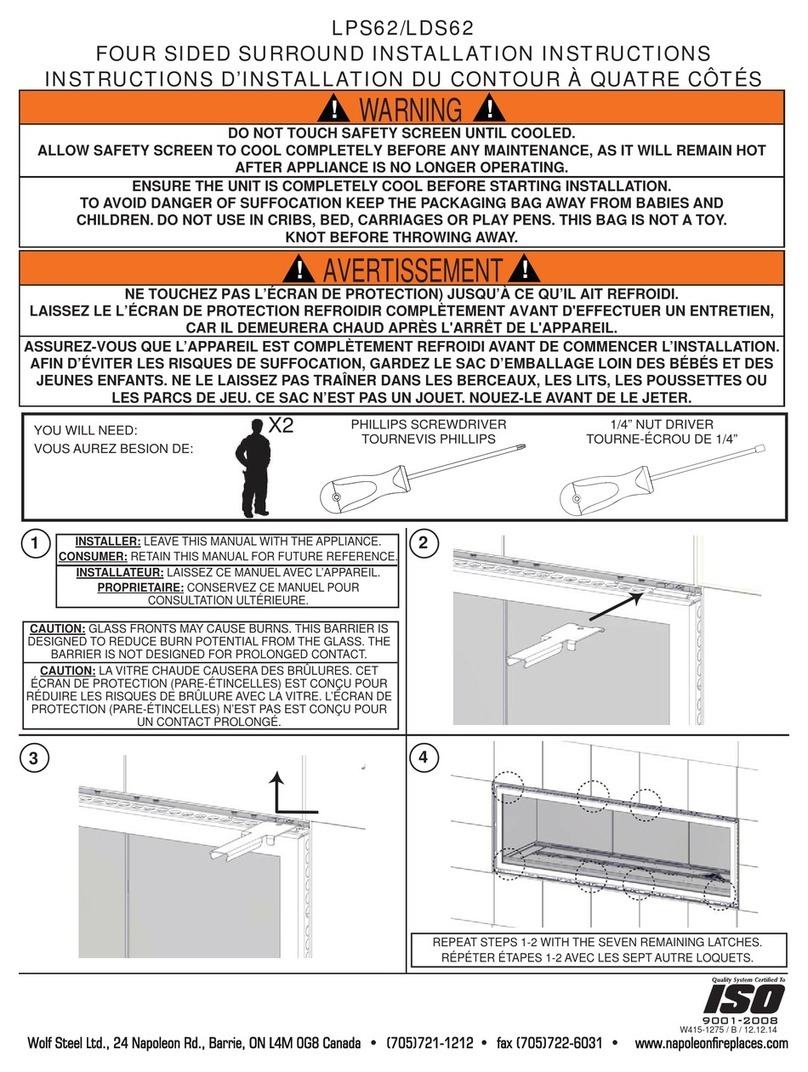 Napoleon LPS62 User manual Napoleon LPS62 User manual