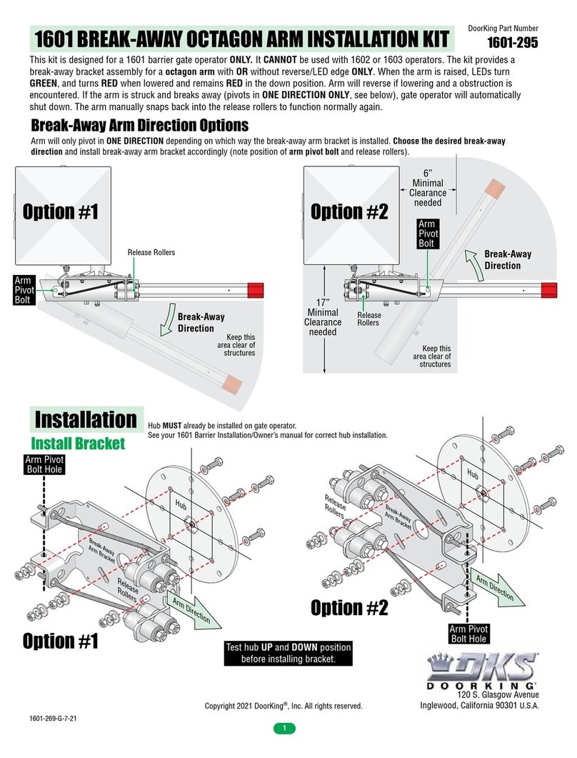 DoorKing 1601-295 Installation