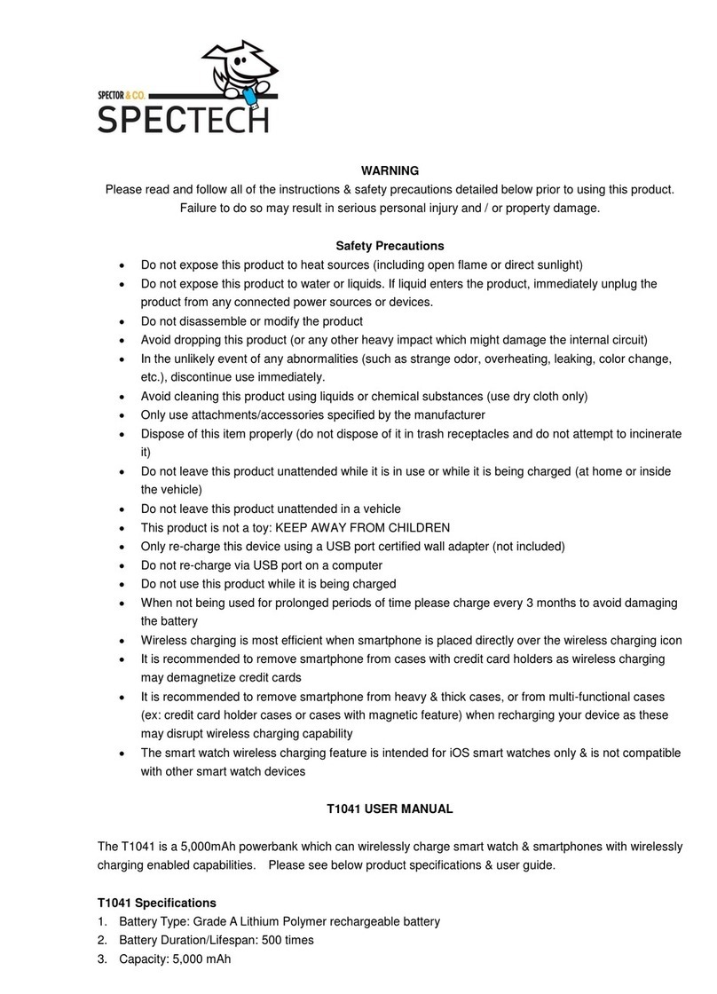 Spector&Co SPECTECH T1041 User manual