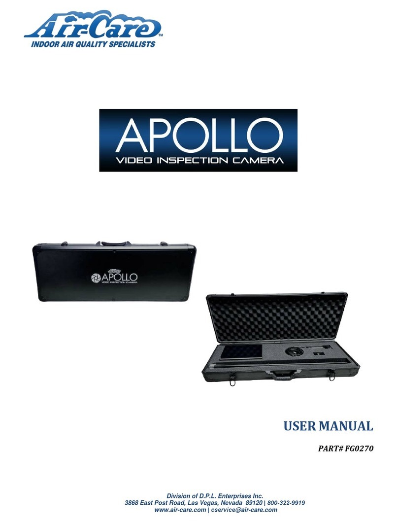 Aircare Apollo User manual