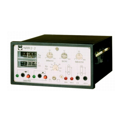 GESTRA NRR 2-2e Installation and service instructions GESTRA NRR 2-2e Installation and service instructions