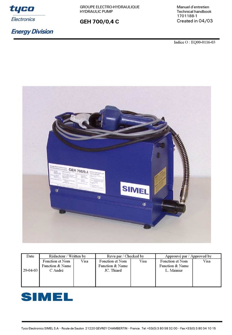 Tyco Electronics SIMEL GEH 700/0,4 C Release Note