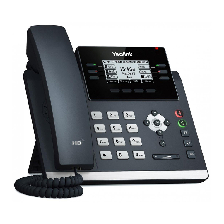 Yealink SIP-T42U User manual