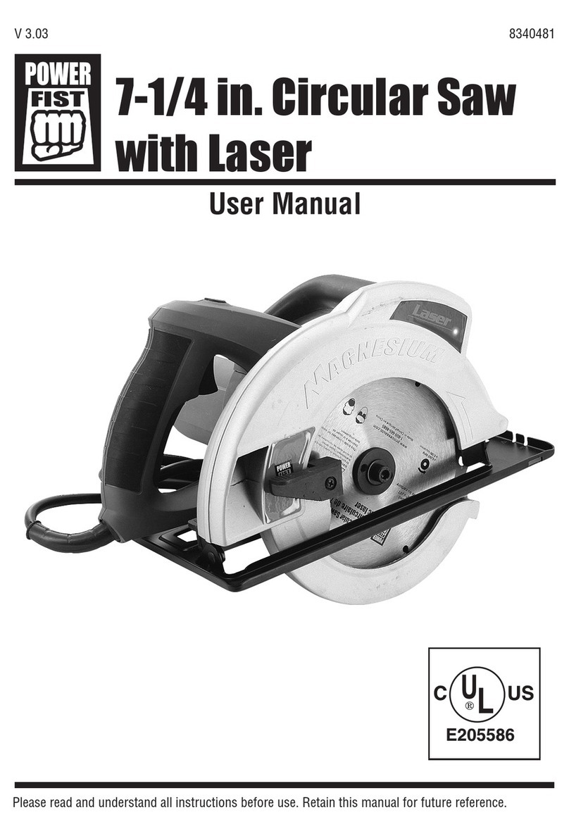 Power Fist 8340481 user manual