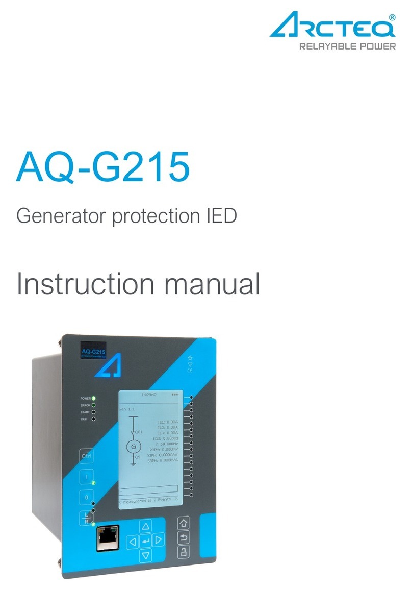 Arcteq AQ-G215 User manual