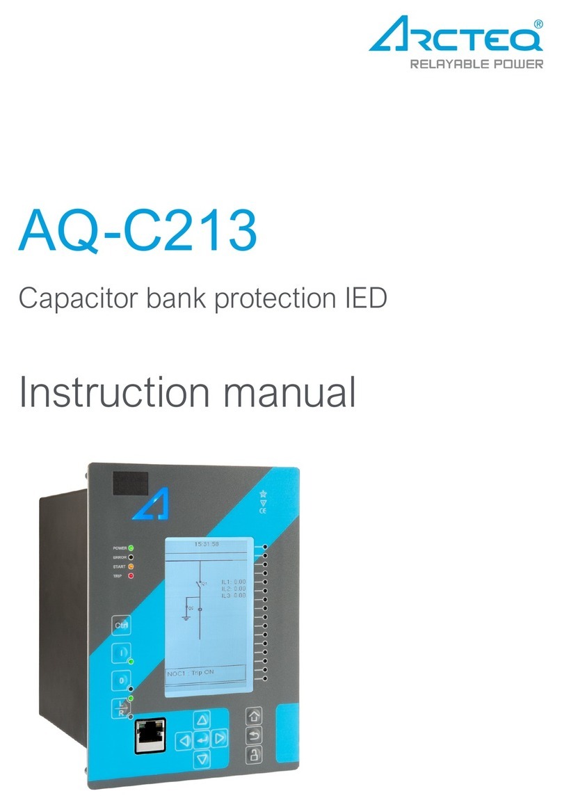 Arcteq AQ-C213 instruction manual