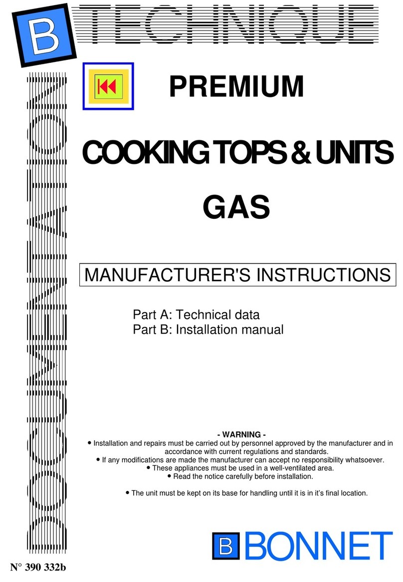 Bonnet PREMIUM P075208 Manufacturer's Instructions Bonnet PREMIUM P075208 Manufacturer's Instructions