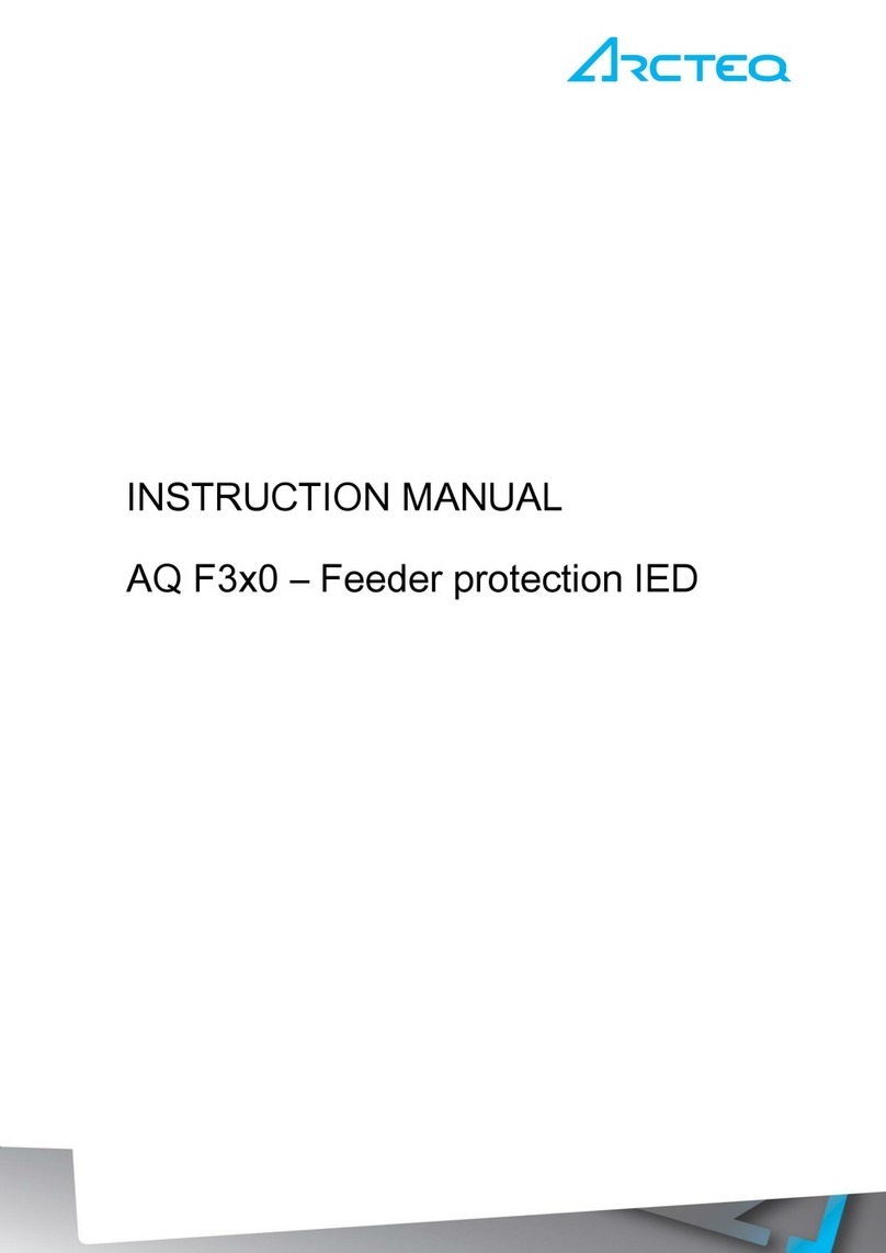 Arcteq AQ F3 0 Series instruction manual
