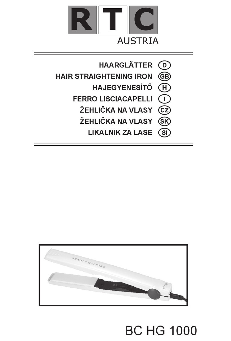 RTC BC HG 1000 instruction manual