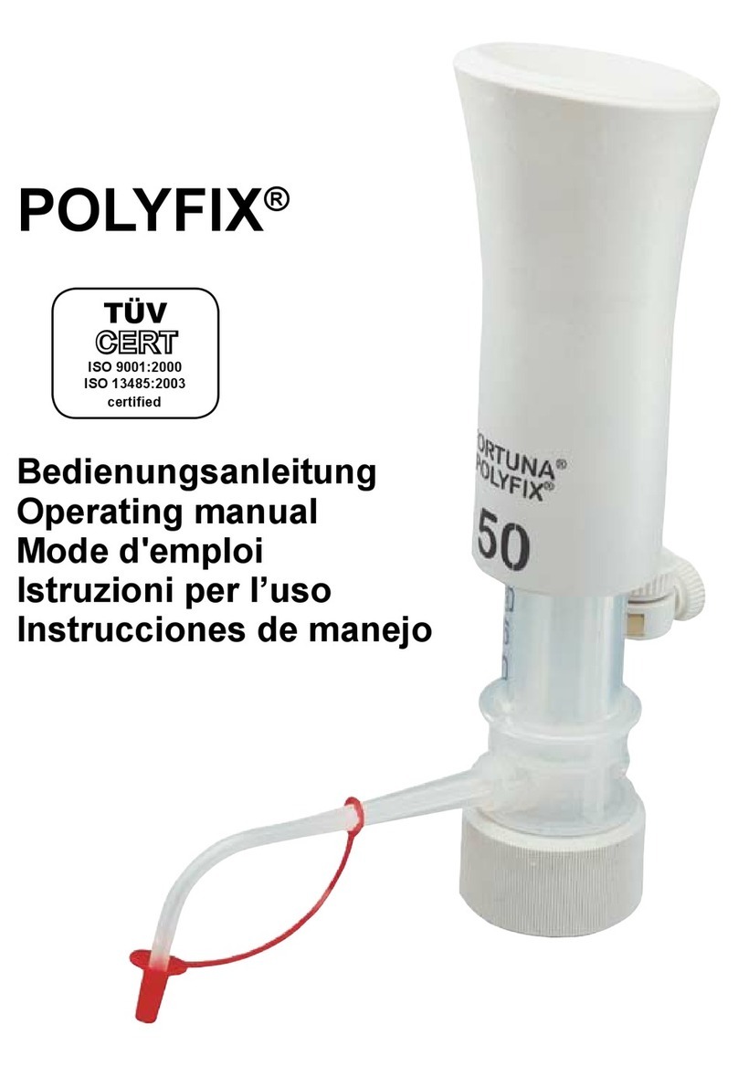 Fortuna Polyfix 101.070-38 operating manual
