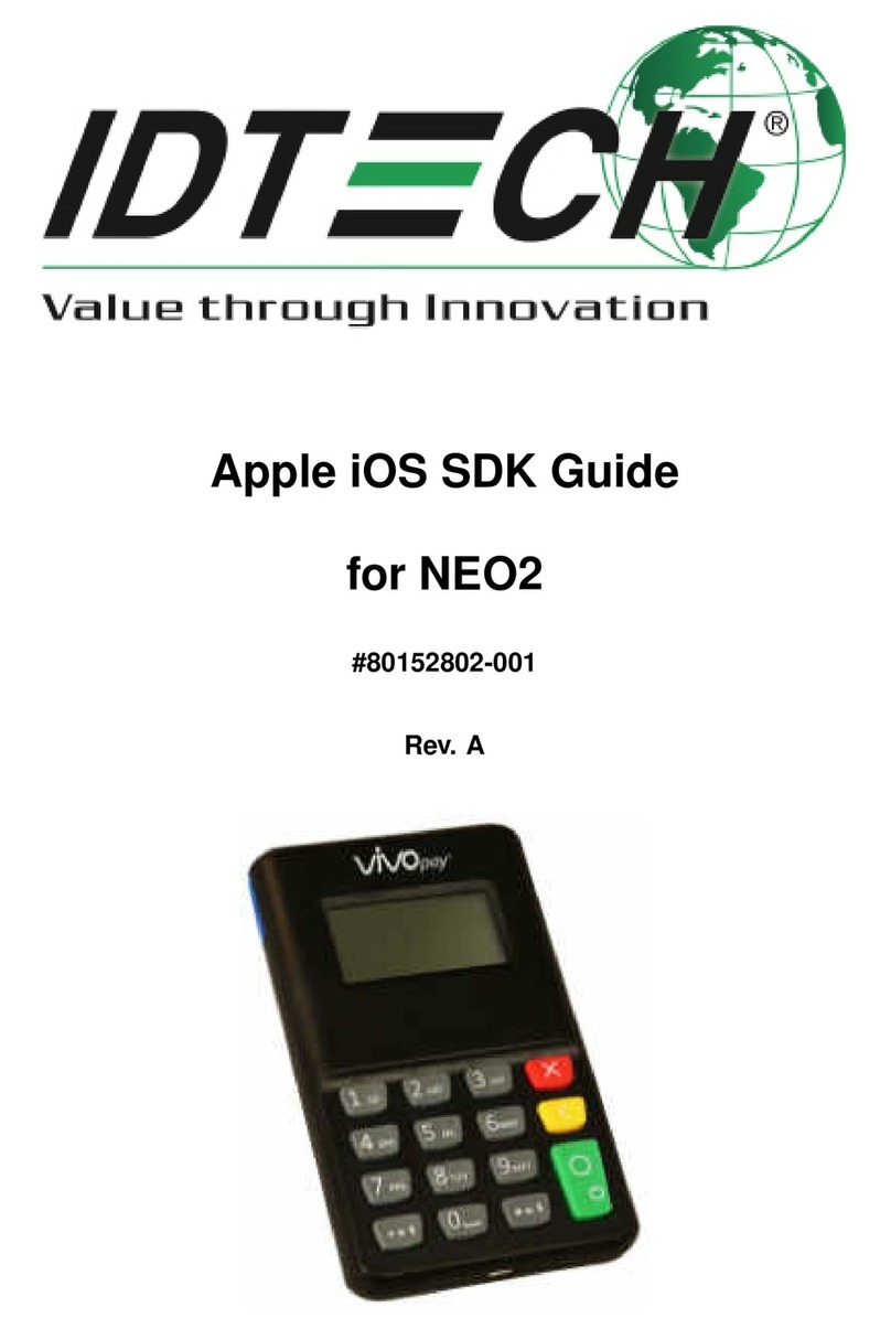 IDTECH Vivopay Neo 2 User manual IDTECH Vivopay Neo 2 User manual