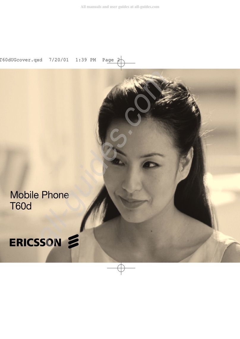 Ericsson T60d User manual Ericsson T60d User manual
