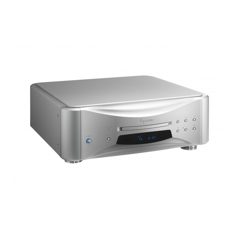 Teac ESOTERIC Grandioso K1 User manual Teac ESOTERIC Grandioso K1 User manual