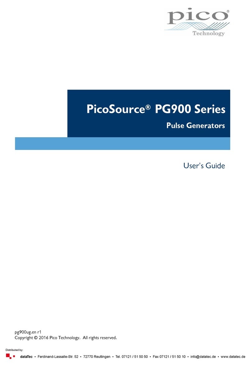 pico Technology PicoSource PG900 Series user guide