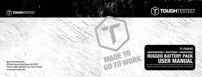 Mizco International TOUGHTESTED TT-PBW85 user manual