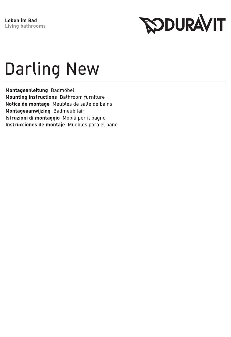 DURAVIT Darling New DN 1276 L User manual DURAVIT Darling New DN 1276 L User manual