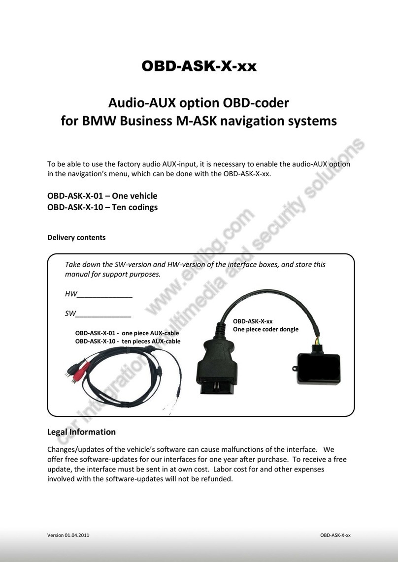 dvblogic OBD-ASK-X Series User manual