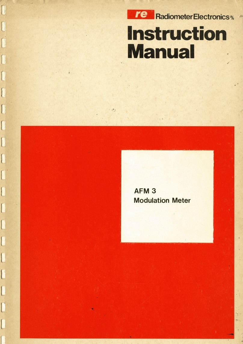 RADIOMETER AFM 3 manual