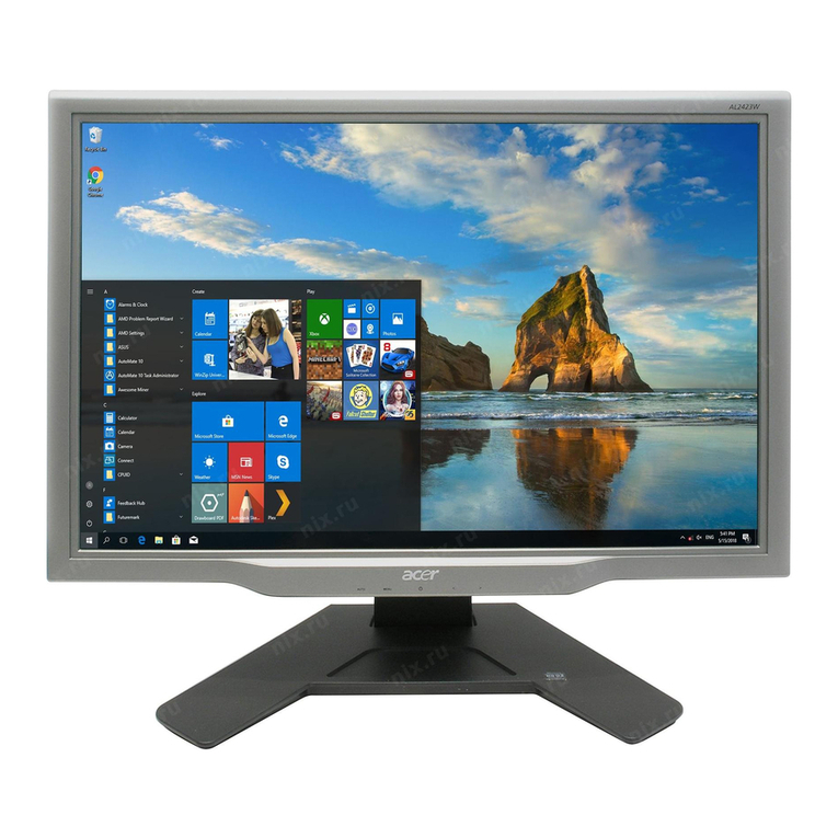 Acer AL2423W h User manual