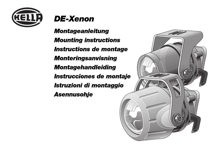 Hella DE-Xenon Mounting instructions