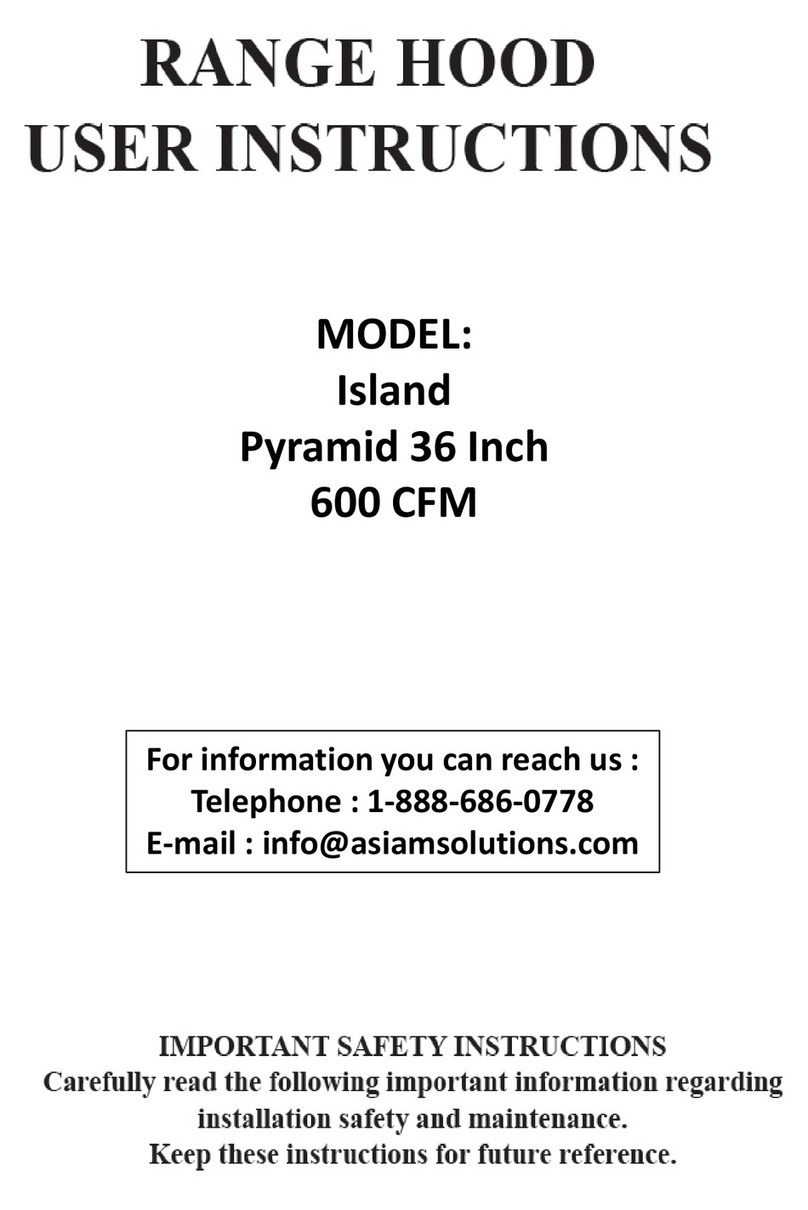 Richelieu Island Pyramid 36 User instructions