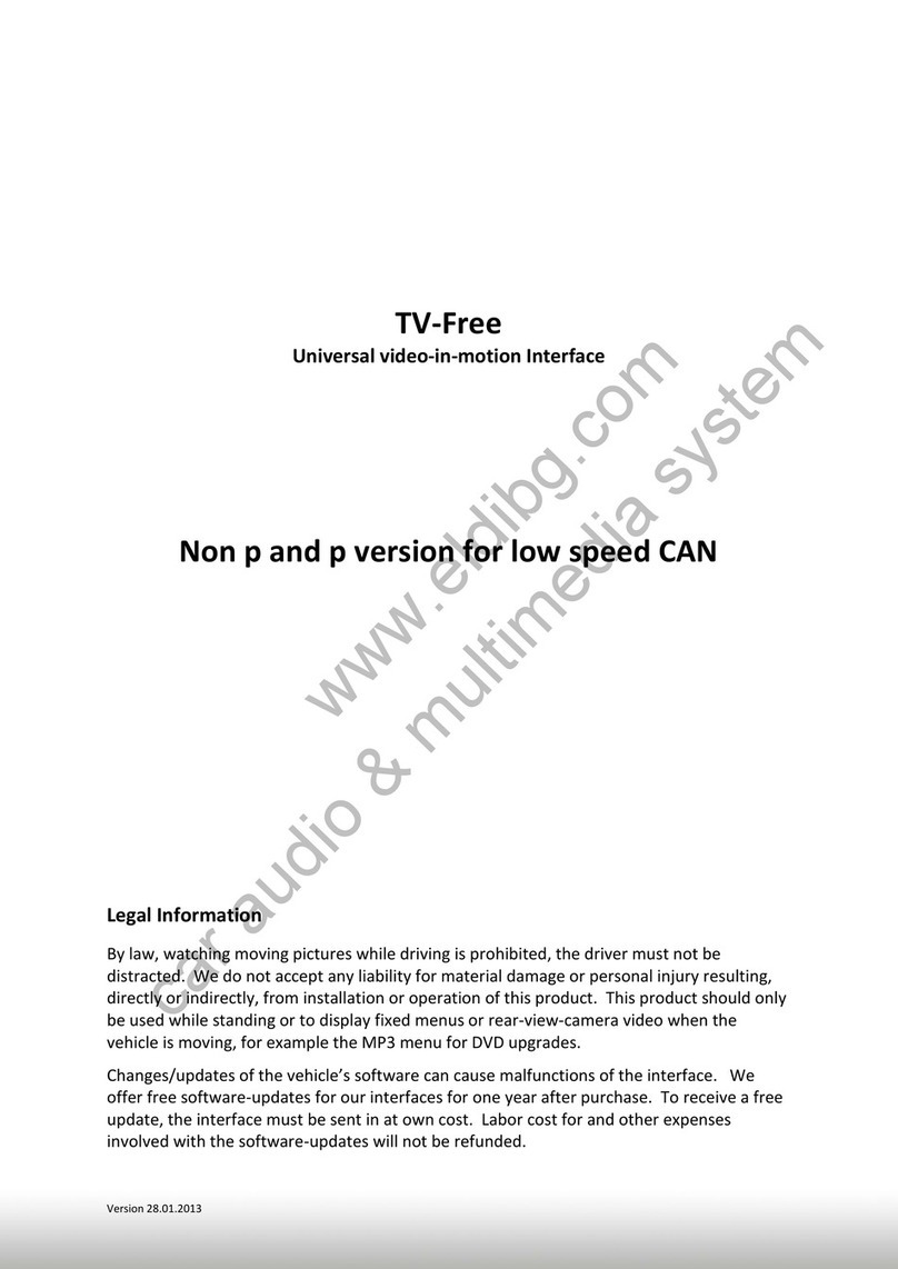 Caraudio-Systems TF-U501 User manual