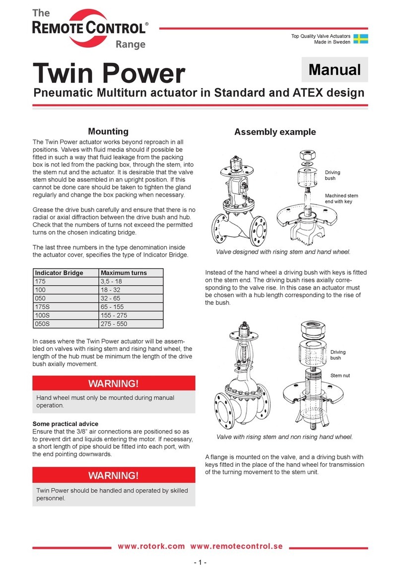 rotork Remote Control Twin Power manual