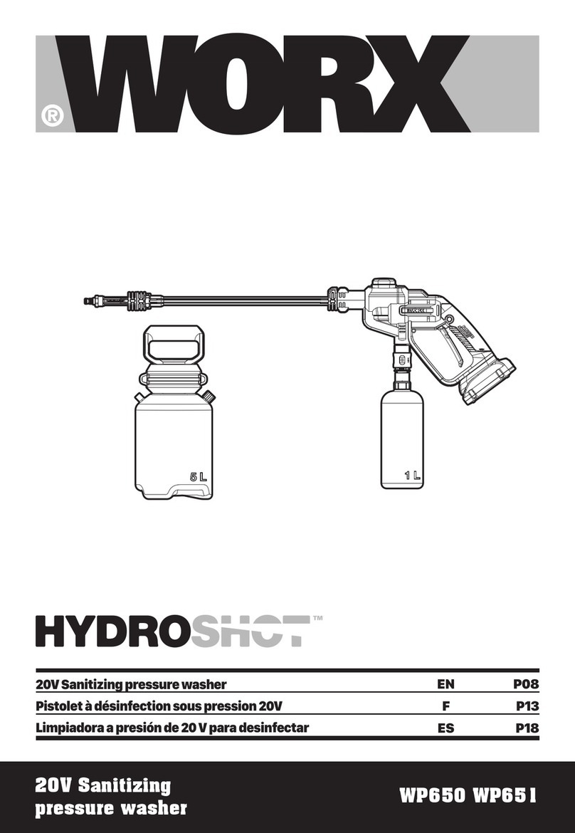 Worx HYDROSHOT WP650 User manual