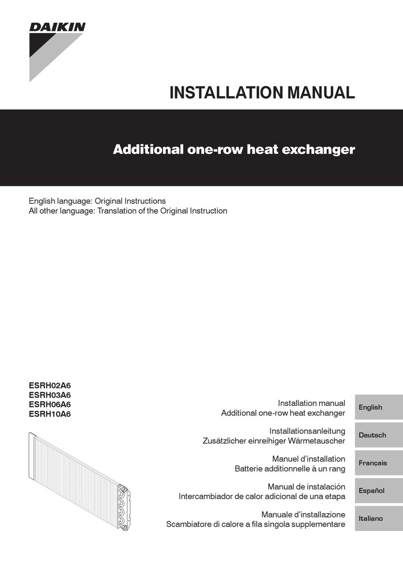 Daikin ESRH02A6 User manual Daikin ESRH02A6 User manual