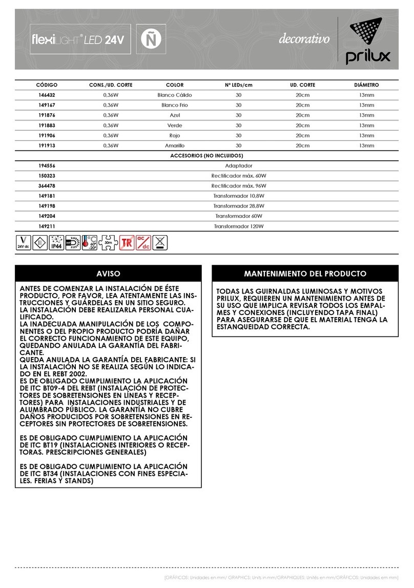 Prilux flexiLIGHT 146432 User manual