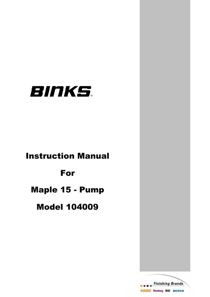 Binks Maple 15 instruction manual