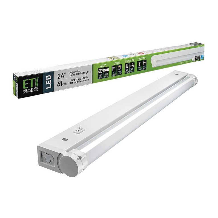 ETI Solid State Lighting 53508101 Use and care guide