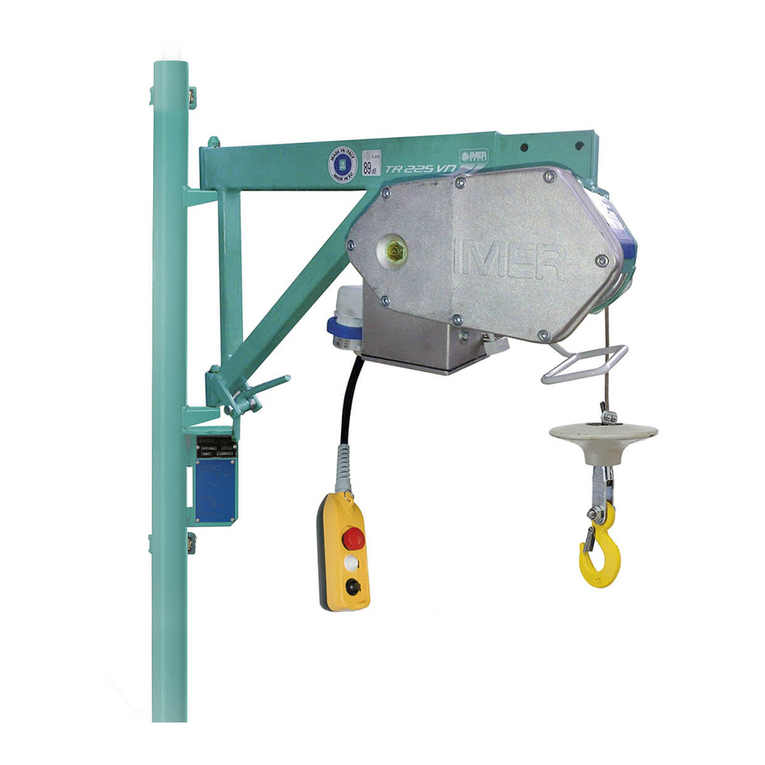 IMER ES 150 Operating, maintenance, spare parts manual