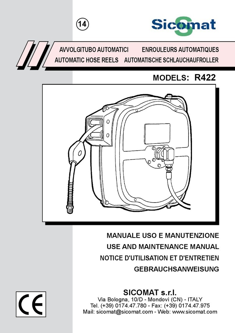 Sicomat R422 Use and maintenance manual