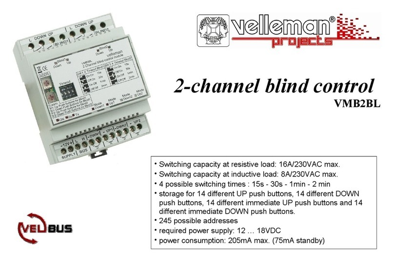 Velleman VMB2BL User manual