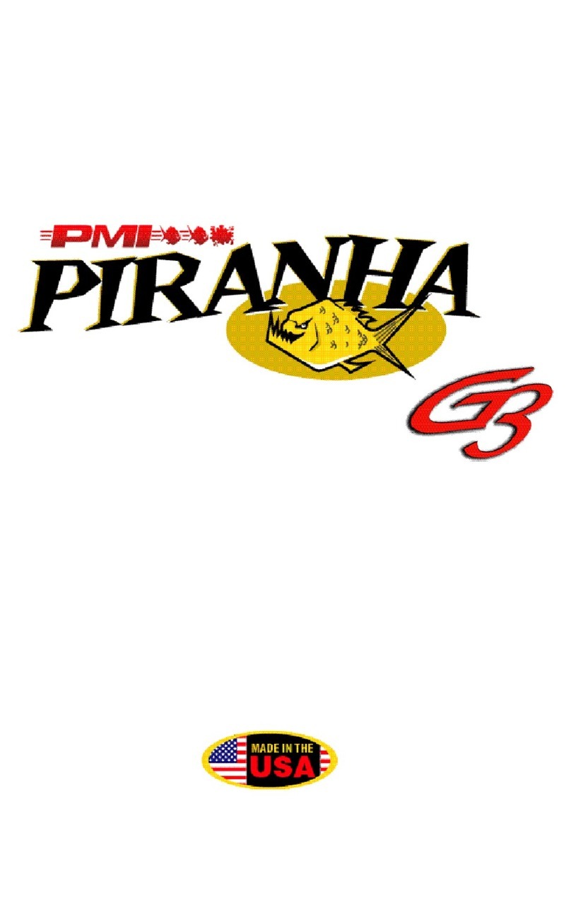 PMI Piranha G3 User manual