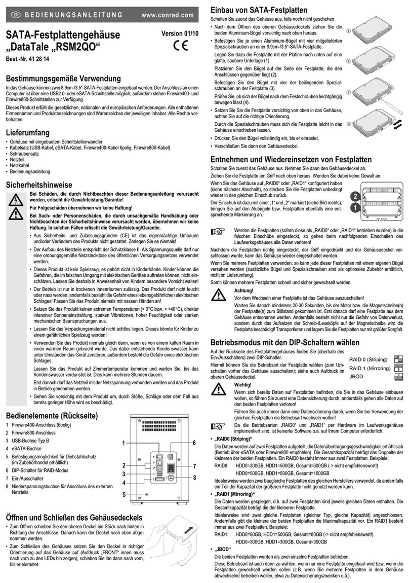 Conrad DataTale RSM2QO User manual Conrad DataTale RSM2QO User manual