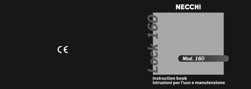 Necci Lock 160 Instruction book