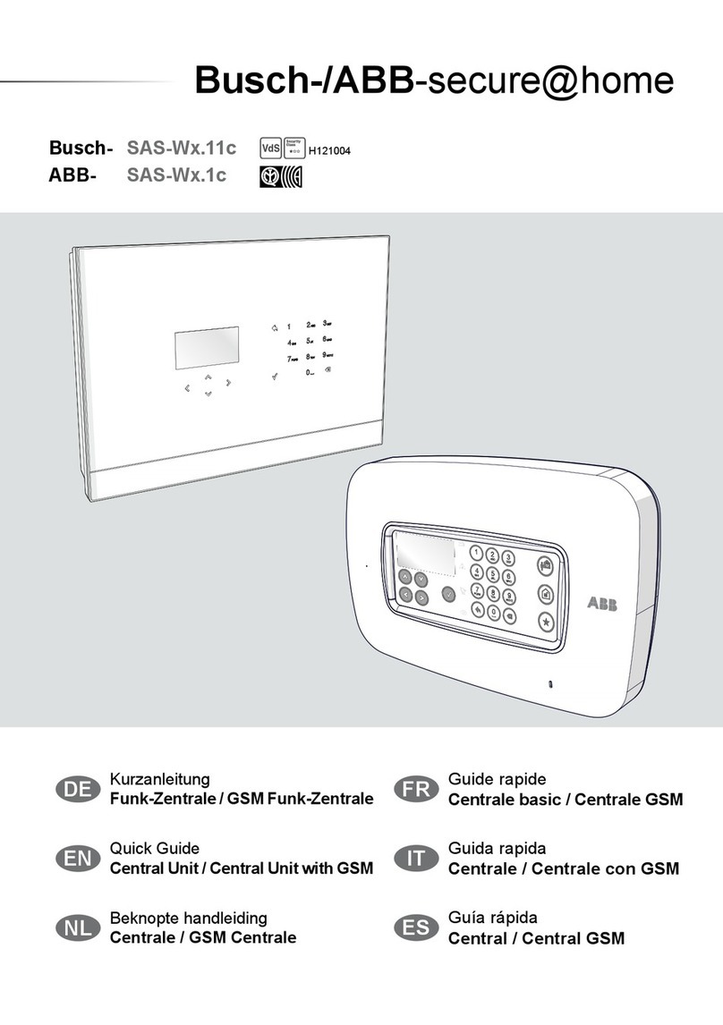 Secure Home Busch SAS-Wx.11c quick guide