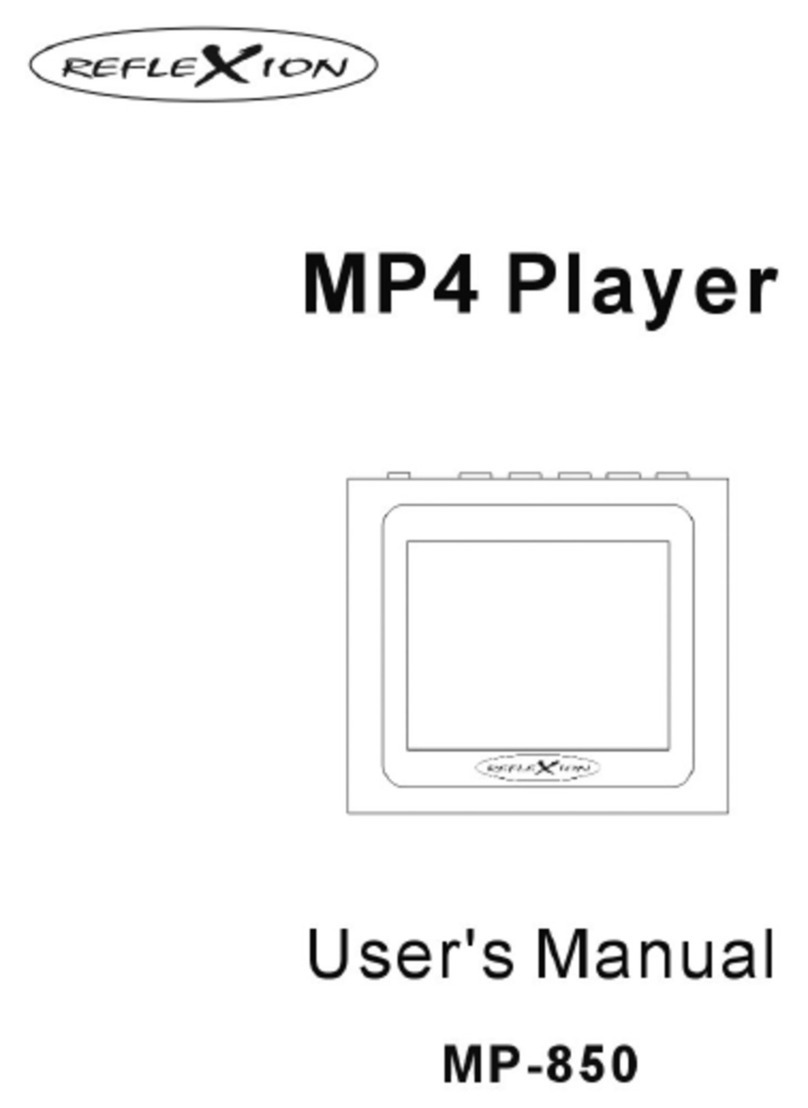 Reflexion MP-850 User manual